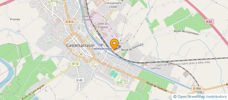 localisation de l'entreprise MONSIEUR GINO BECKER  CASTELSARRASIN