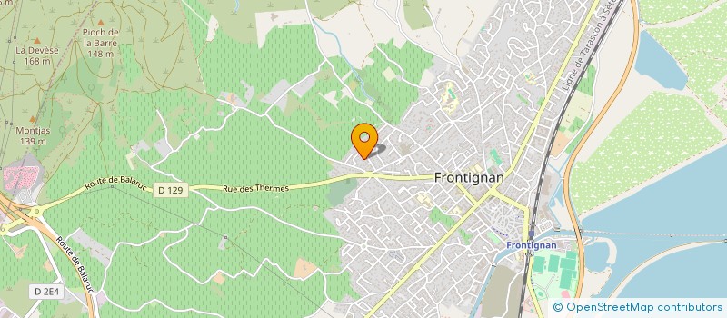 localisation de l'entreprise MONSIEUR GINO BEGUE à FRONTIGNAN