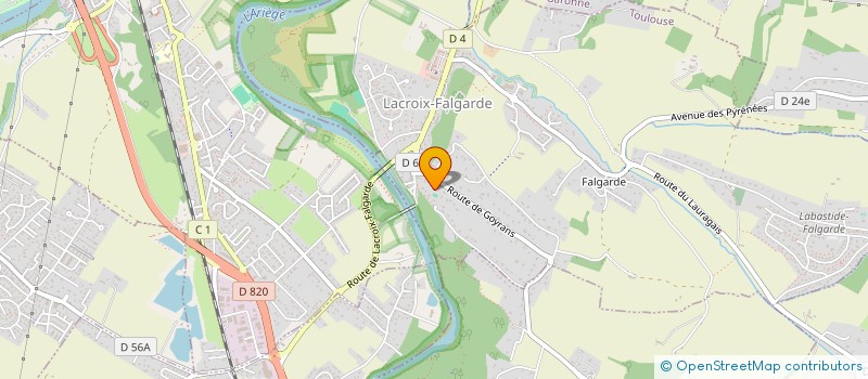 localisation de l'entreprise MONSIEUR GINO BELLISARIO à LACROIX-FALGARDE