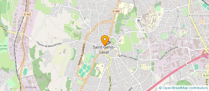 localisation de l'entreprise MONSIEUR GINO BERARDI à SAINT-GENIS-LAVAL