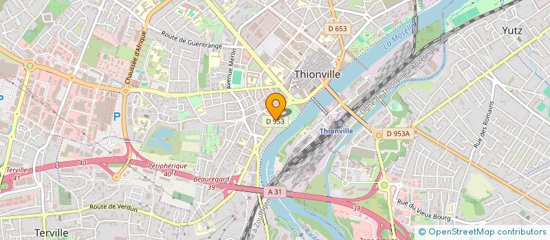 localisation de l'entreprise MONSIEUR GINO BIANCHI  THIONVILLE