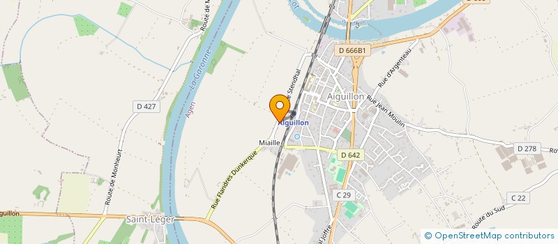 localisation de l'entreprise MONSIEUR GINO BOUCHE  AIGUILLON