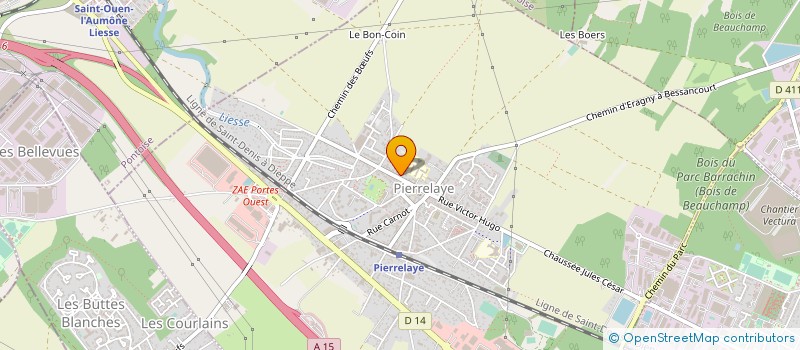 localisation de l'entreprise MONSIEUR GINO CAPELLO à PIERRELAYE