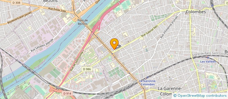 localisation de l'entreprise MONSIEUR GINO CARDELLINI à COLOMBES