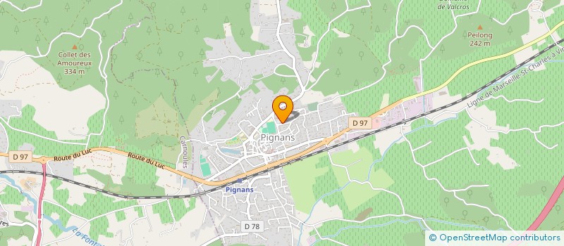 localisation de l'entreprise MONSIEUR GINO CASTELLANI  PIGNANS