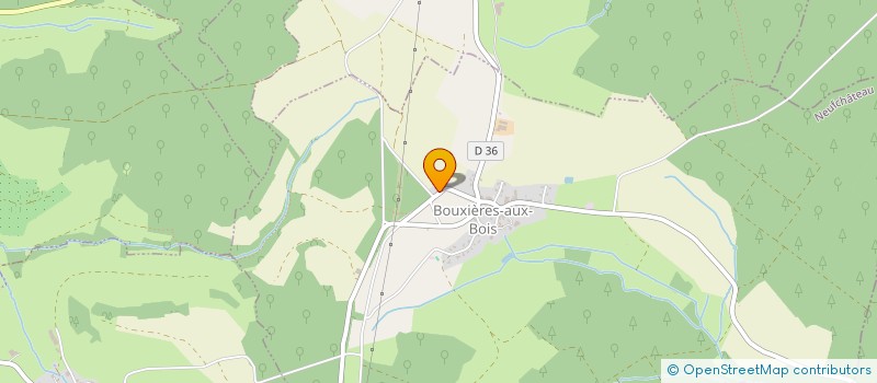 localisation de l'entreprise MONSIEUR GINO CHAMPAGNE  BOUXIERES-AUX-BOIS