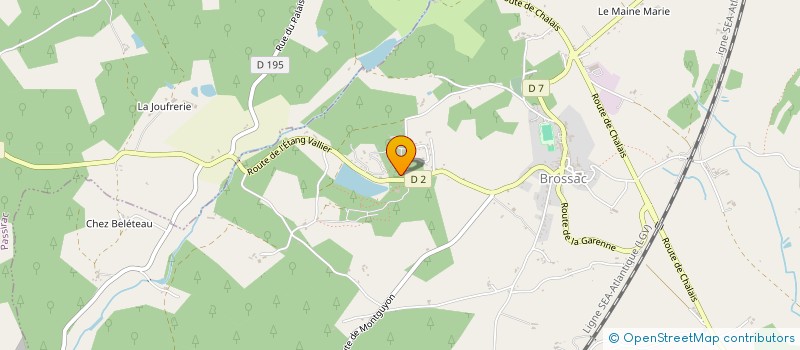 localisation de l'entreprise MONSIEUR GINO CORNELISSENS  BROSSAC