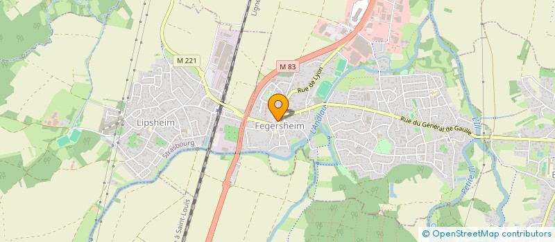 localisation de l'entreprise MONSIEUR GINO DALSASSO  FEGERSHEIM