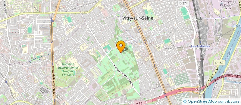 localisation de l'entreprise MONSIEUR GINO DEBARD à VITRY-SUR-SEINE
