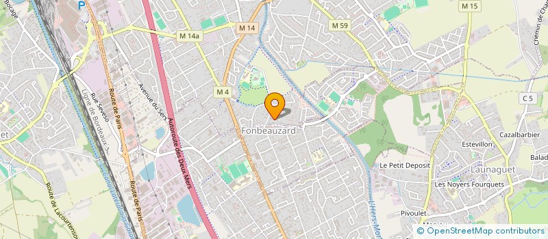 localisation de l'entreprise MONSIEUR GINO DELALONDRE  FONBEAUZARD