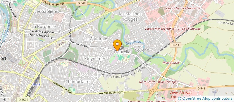 localisation de l'entreprise MONSIEUR GINO DEMESTRE  NIORT