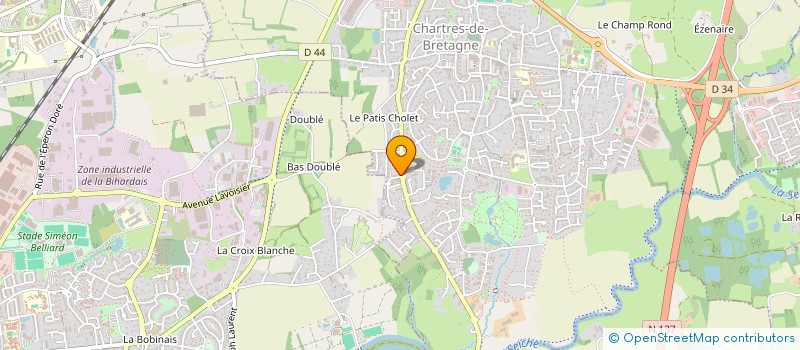 localisation de l'entreprise MONSIEUR GINO DEMESTRE  CHARTRES-DE-BRETAGNE