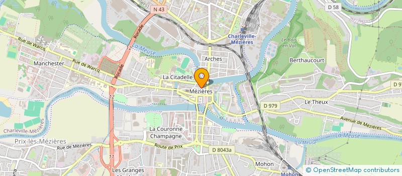 localisation de l'entreprise MONSIEUR GINO FOURNEAU à CHARLEVILLE-MEZIERES