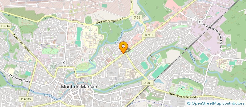 localisation de l'entreprise MONSIEUR GINO FRARESSO  MONT-DE-MARSAN