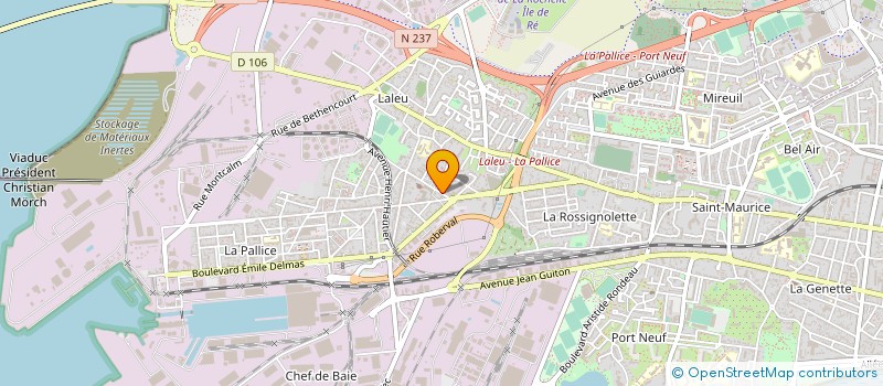 localisation de l'entreprise MONSIEUR GINO FUSTEMBERG  LA ROCHELLE