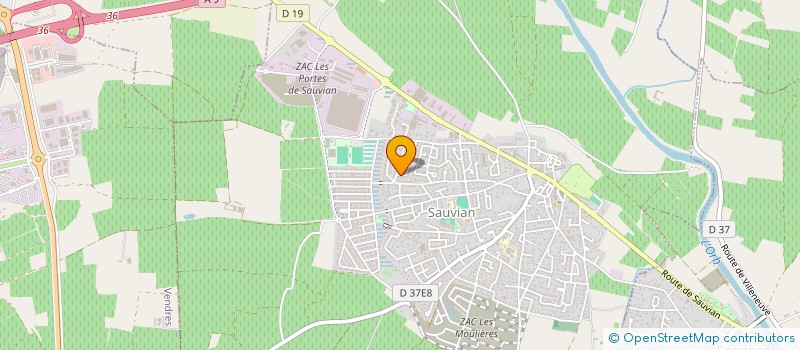 localisation de l'entreprise MONSIEUR GINO GIMENEZ  SAUVIAN