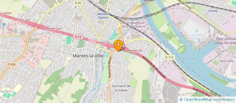 localisation de l'entreprise MONSIEUR GINO HOFFMANN  MANTES-LA-VILLE