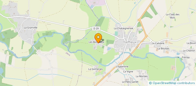 localisation de l'entreprise MONSIEUR GINO LAMARRE  TREFFIEUX