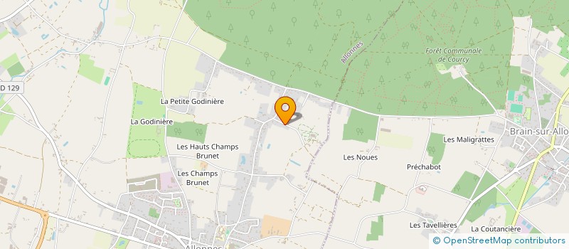 localisation de l'entreprise MONSIEUR GINO LANGRADE  ALLONNES