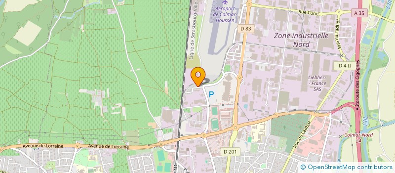 localisation de l'entreprise MONSIEUR GINO LAVENTIN  COLMAR