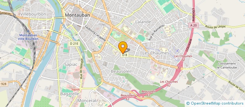 localisation de l'entreprise MONSIEUR GINO LUVISUTTO  MONTAUBAN