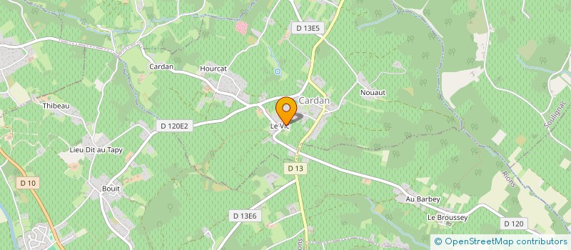 localisation de l'entreprise MONSIEUR GINO MARCUZZI  CARDAN