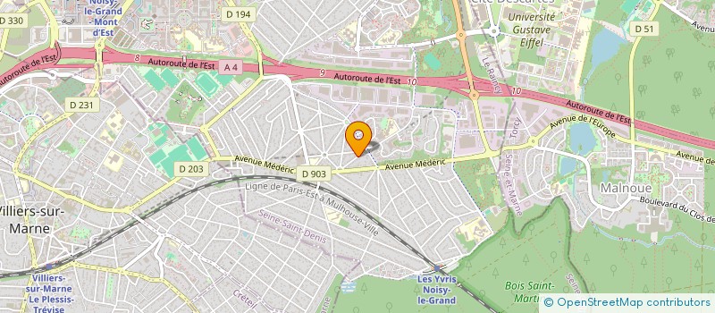 localisation de l'entreprise MONSIEUR GINO MASUCCI  NOISY-LE-GRAND