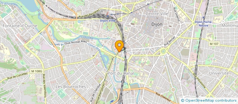 localisation de l'entreprise MONSIEUR GINO MICHELET  DIJON