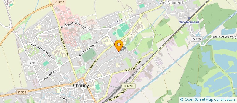 localisation de l'entreprise MONSIEUR GINO MORGADO à CHAUNY