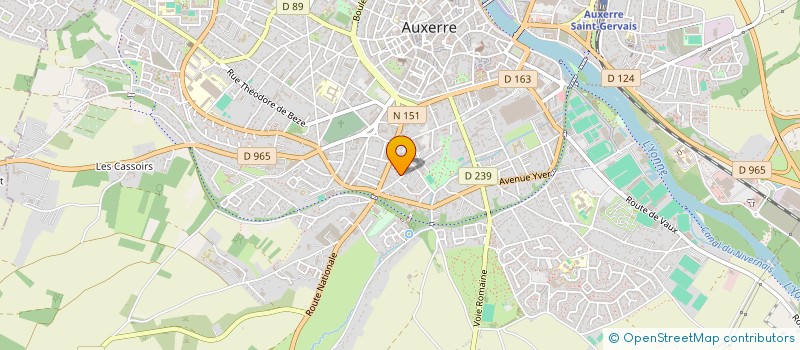 localisation de l'entreprise MONSIEUR GINO MURARO à AUXERRE
