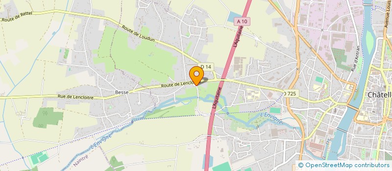 localisation de l'entreprise MONSIEUR GINO ORTIZ  CHATELLERAULT