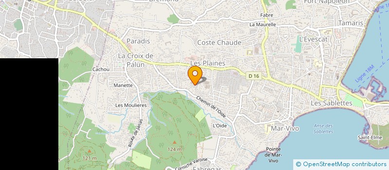 localisation de l'entreprise MONSIEUR GINO PAPALIA à LA SEYNE-SUR-MER