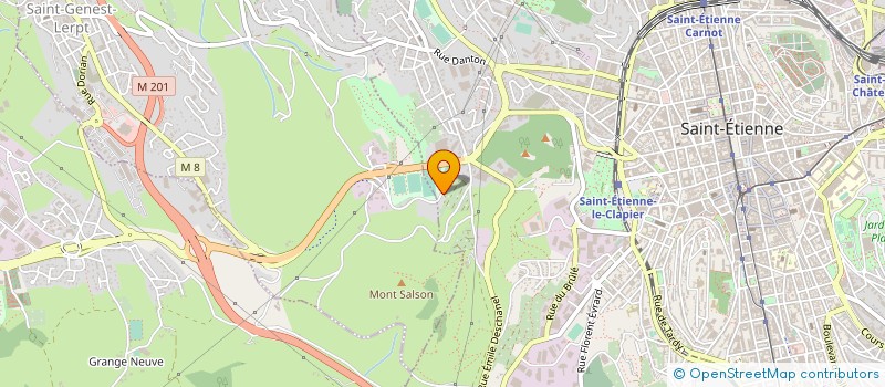 localisation de l'entreprise MONSIEUR GINO PERINGALE  SAINT-ETIENNE