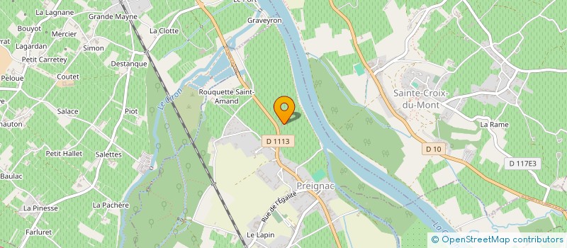 localisation de l'entreprise MONSIEUR GINO PERLETTI à LANGON