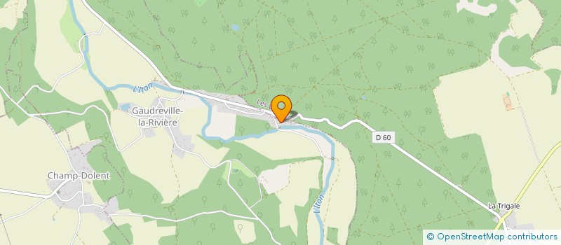 localisation de l'entreprise MONSIEUR GINO PERSIL  GAUDREVILLE-LA-RIVIERE