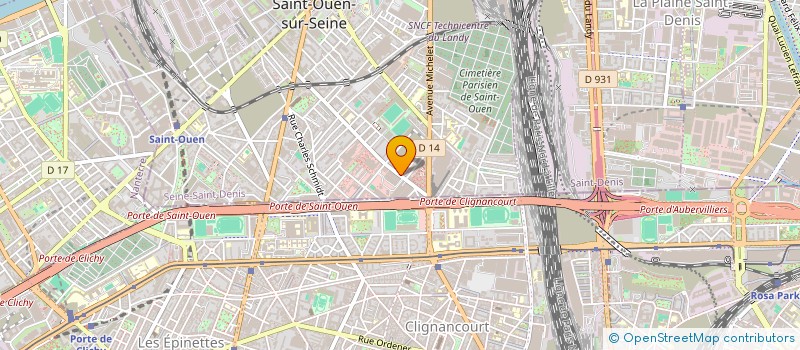 localisation de l'entreprise MONSIEUR GINO PETIT à SAINT-OUEN-SUR-SEINE