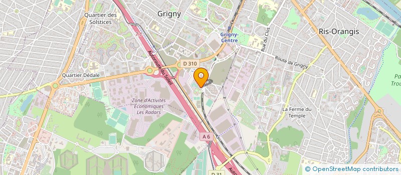 localisation de l'entreprise MONSIEUR GINO PORELLI à GRIGNY