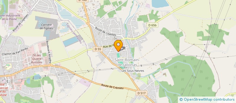 localisation de l'entreprise MONSIEUR GINO ROMANIELLO  PONT-DE-CHERUY