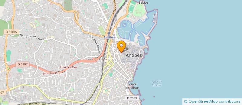 localisation de l'entreprise MONSIEUR GINO SCATTOLIN à ANTIBES