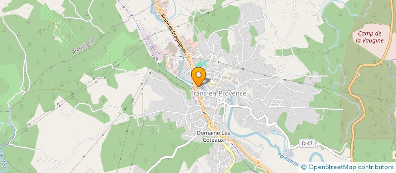 localisation de l'entreprise MONSIEUR GINO SPINICCI à ROQUEBRUNE-SUR-ARGENS