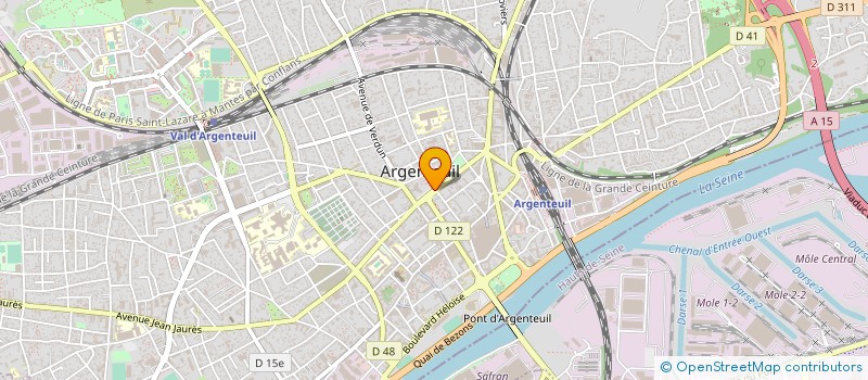 localisation de l'entreprise MONSIEUR GINO TOUTAIN à ARGENTEUIL