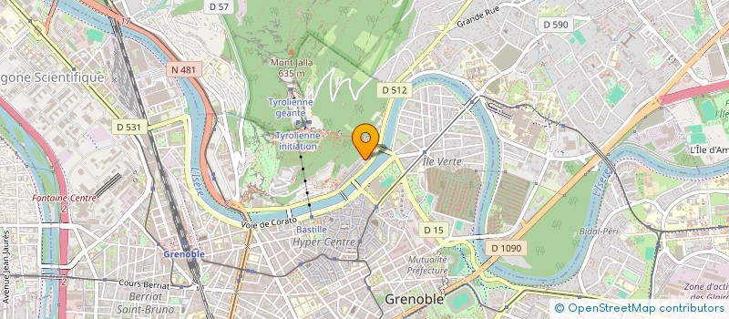 localisation de l'entreprise MONSIEUR GINO VAIRO  GRENOBLE