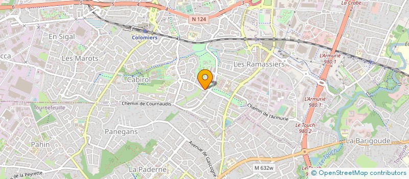 localisation de l'entreprise MONSIEUR GINO ZANGHIERI à COLOMIERS
