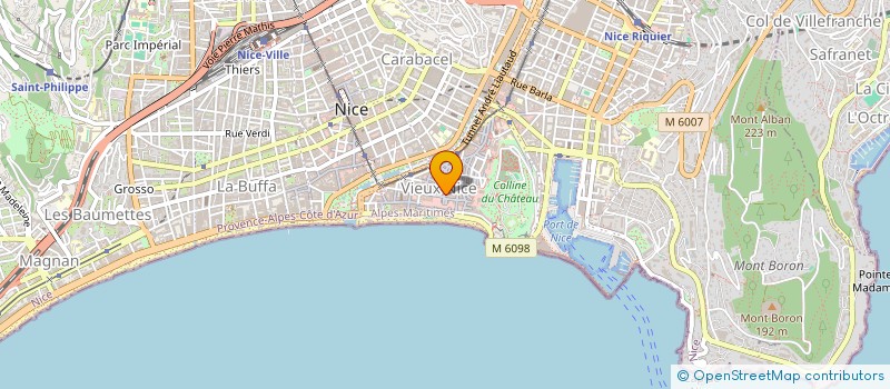 localisation de l'entreprise MONSIEUR GIOACCHINO ANDREONI à NICE