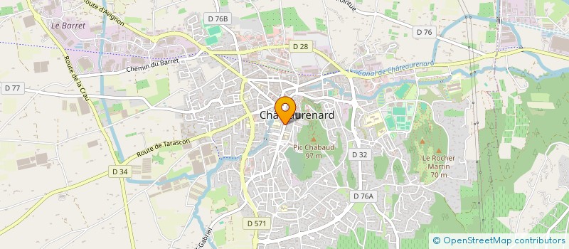 localisation de l'entreprise MONSIEUR GIONNI MILJAK  CHATEAURENARD