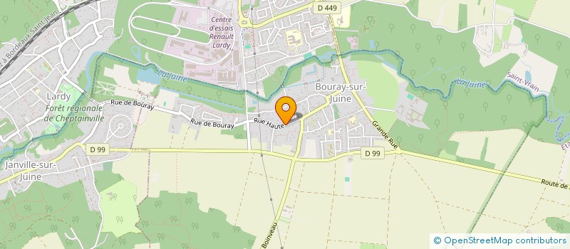 localisation de l'entreprise MONSIEUR GIORDANO FUSI  BOURAY-SUR-JUINE