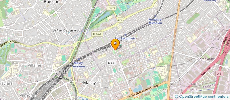 localisation de l'entreprise MONSIEUR GIORGI BETLEMISHVILI à ANTONY