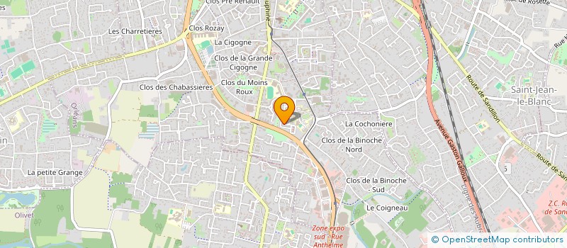 localisation de l'entreprise MONSIEUR GIORGI CHICHUA à ORLEANS