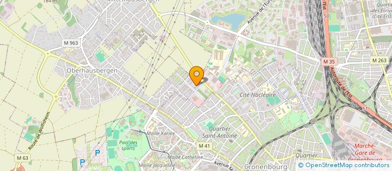 localisation de l'entreprise MONSIEUR GIORGI JIOEV  OBERHAUSBERGEN