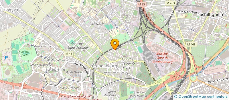 localisation de l'entreprise MONSIEUR GIORGI KURTANIDZE à STRASBOURG